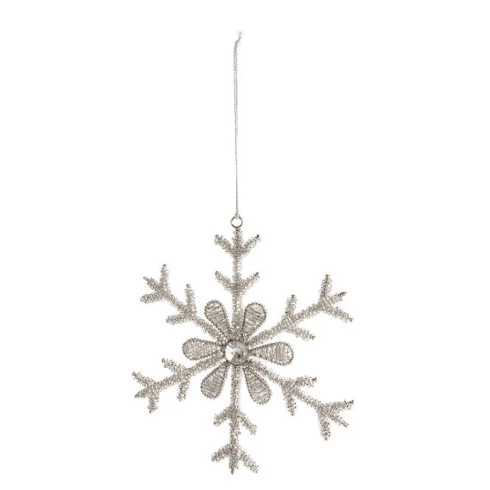 Bead Snowflake Ornaments — alternate view 4