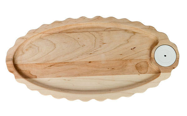 limited edition maple scalloped anniversary tray — alternate view 2