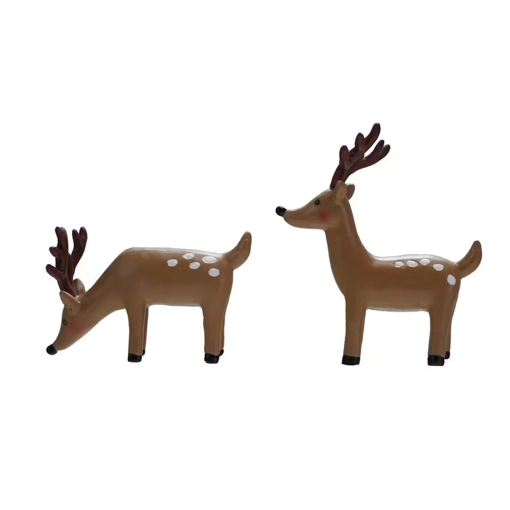 Brown Resin Reindeer — alternate view 2