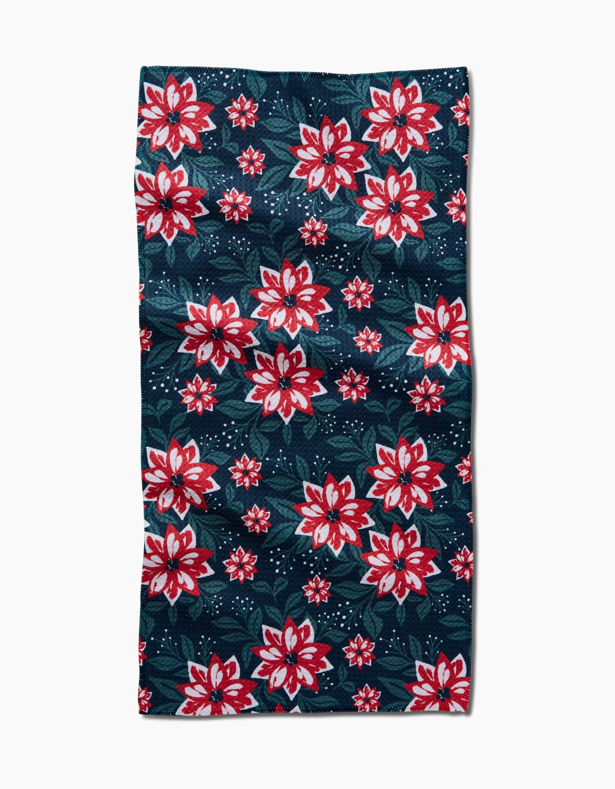 Poinsettia Garden Bar Towel — alternate view 3