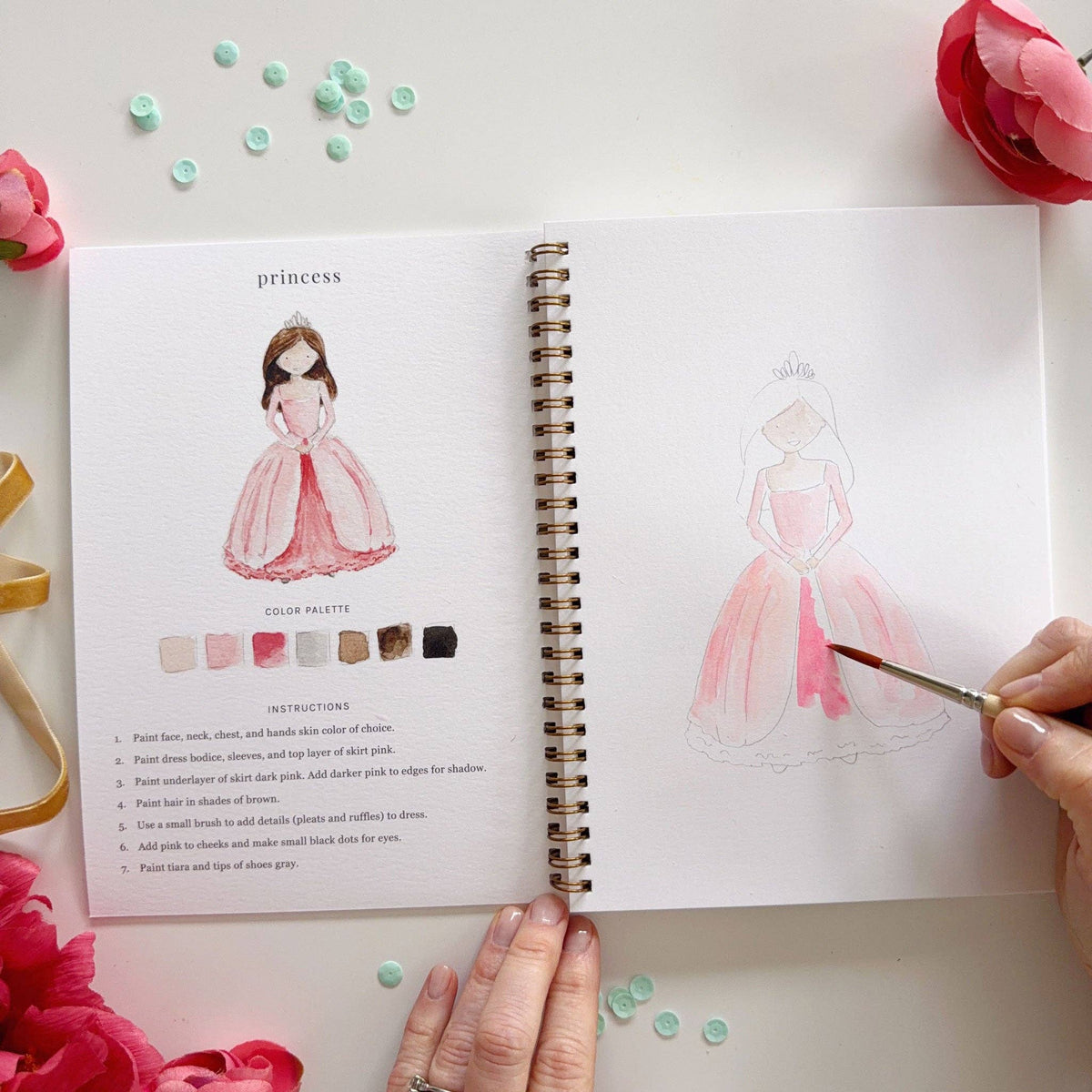 Fairytale Watercolor Workbook — alternate view 4
