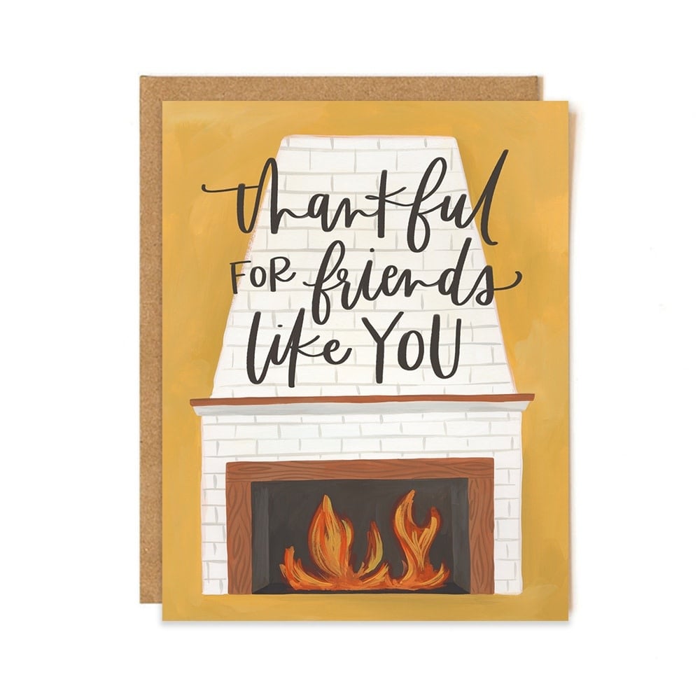 Friend Fireplace Card — alternate view 2