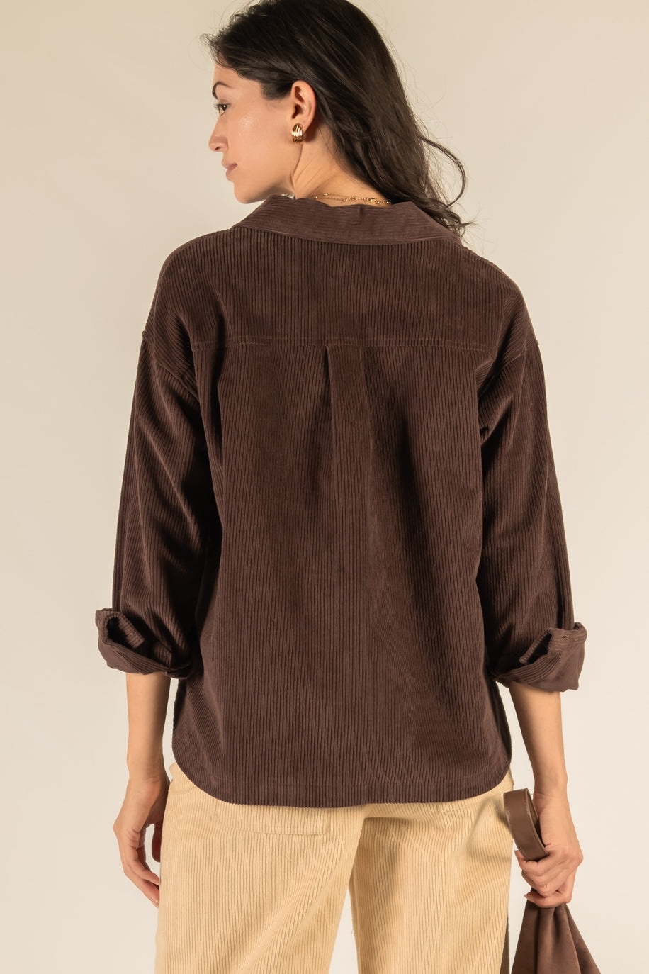 Corduroy Button Up Shirt — alternate view 5