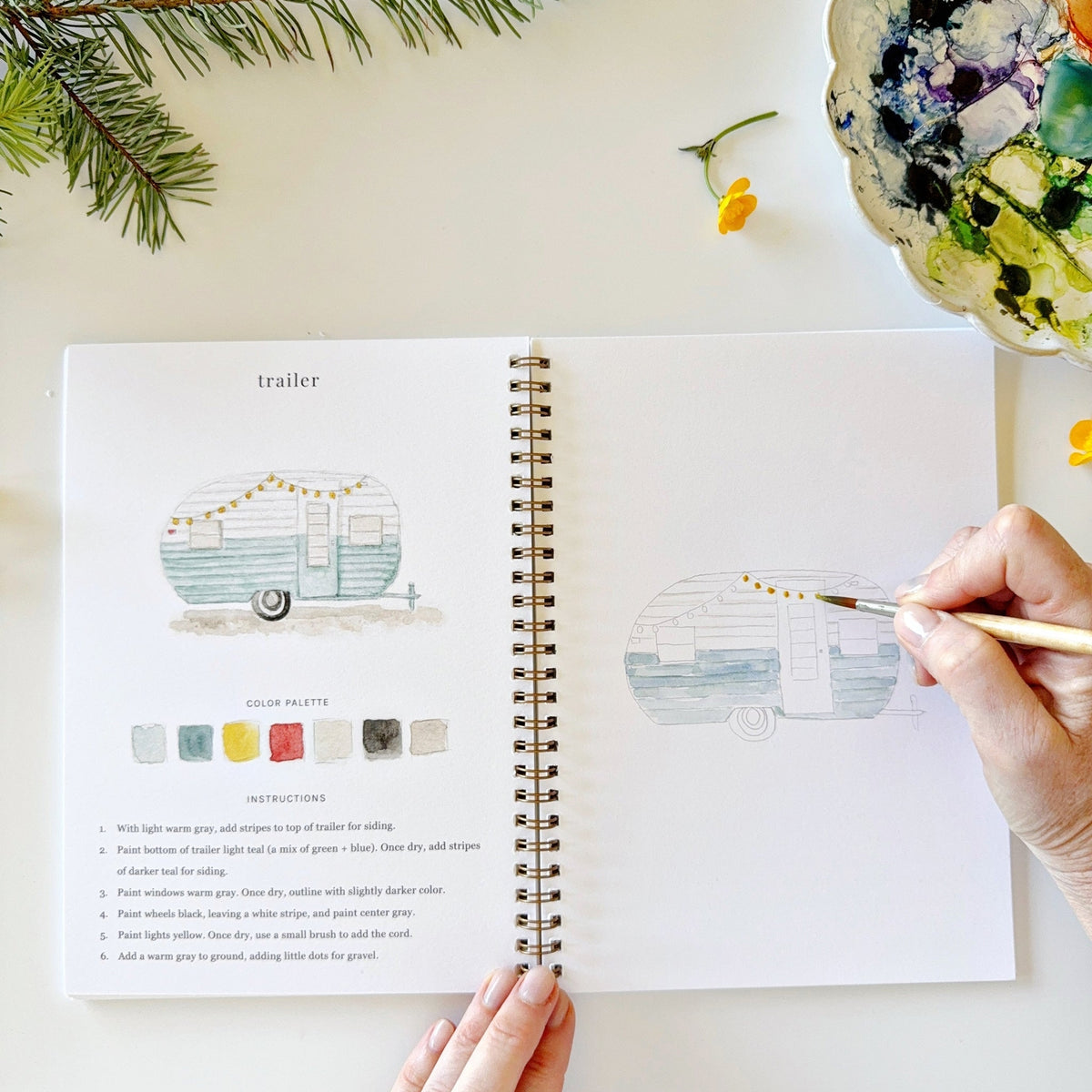 Camping Watercolor Workbook — alternate view 7
