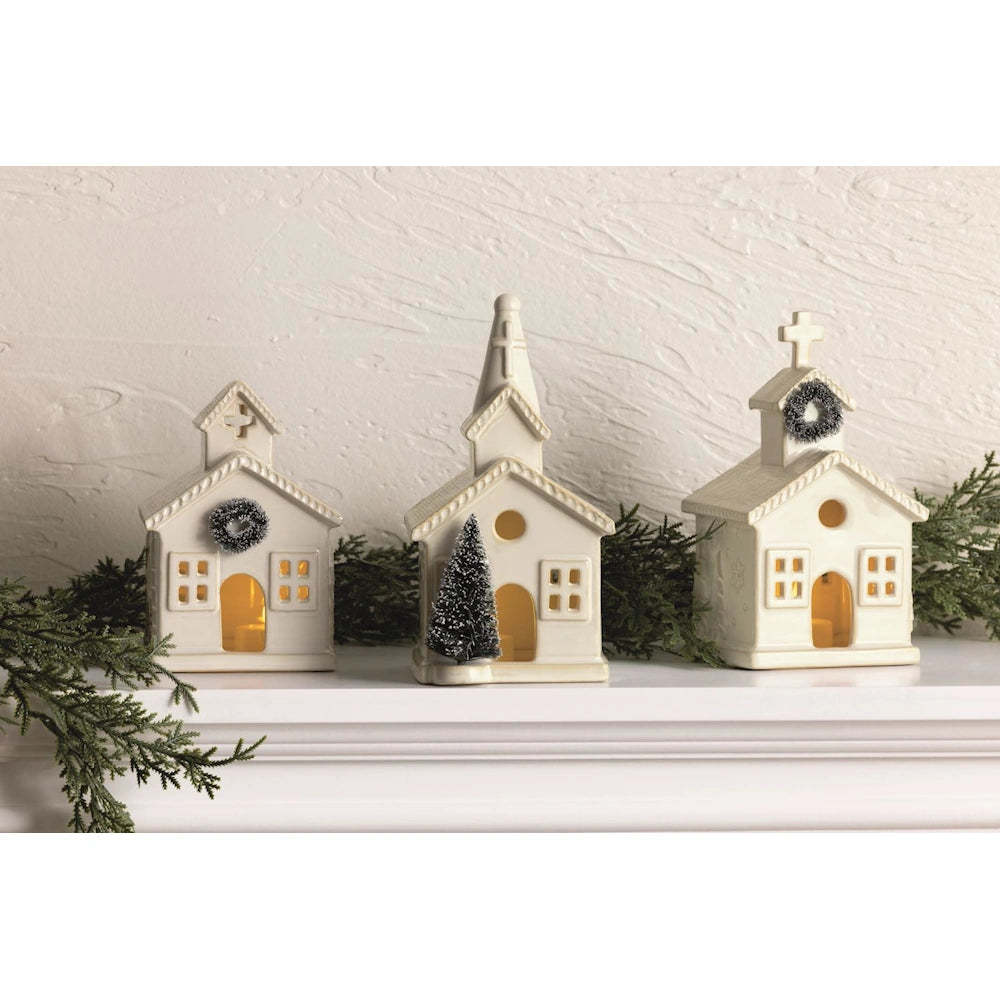 Ceramic Church Sitter