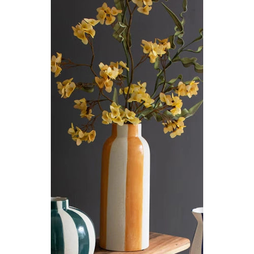 Ceramic Colored Striped Vase — alternate view 10