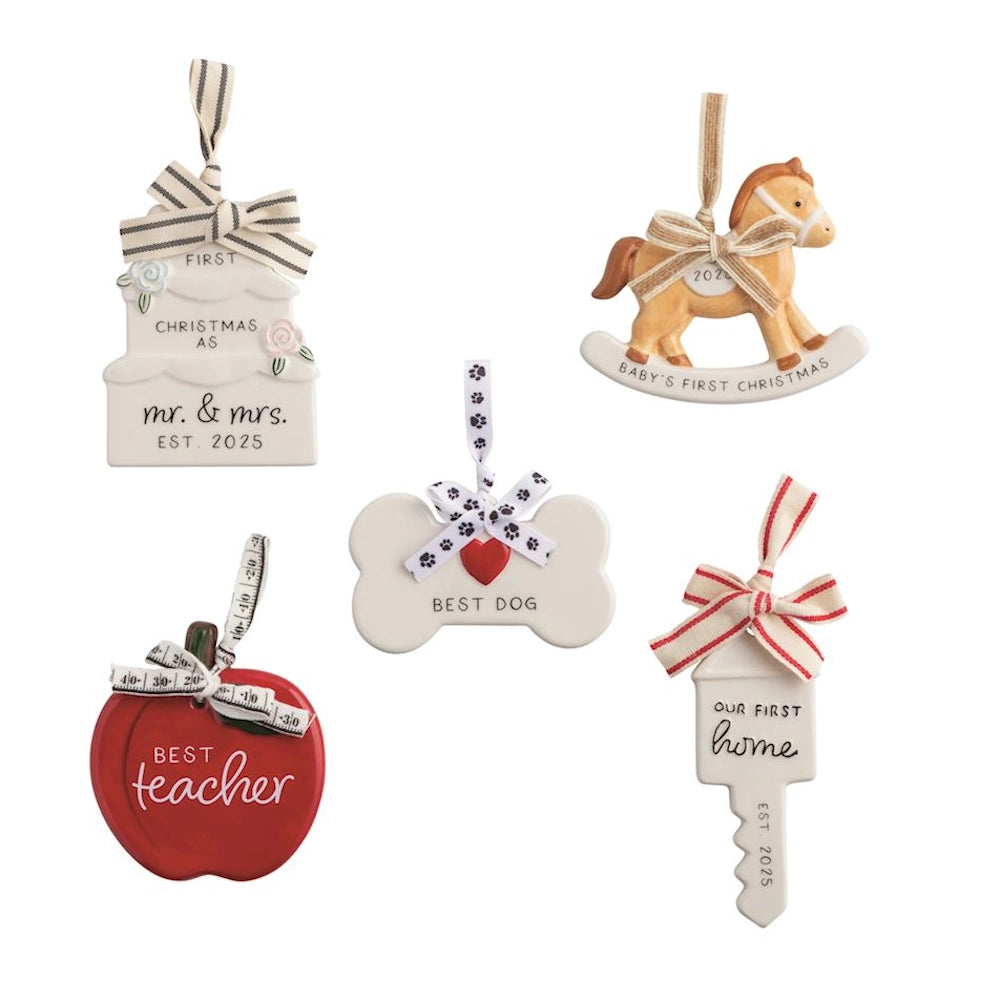 Christmas Ceramic Ornaments — alternate view 3
