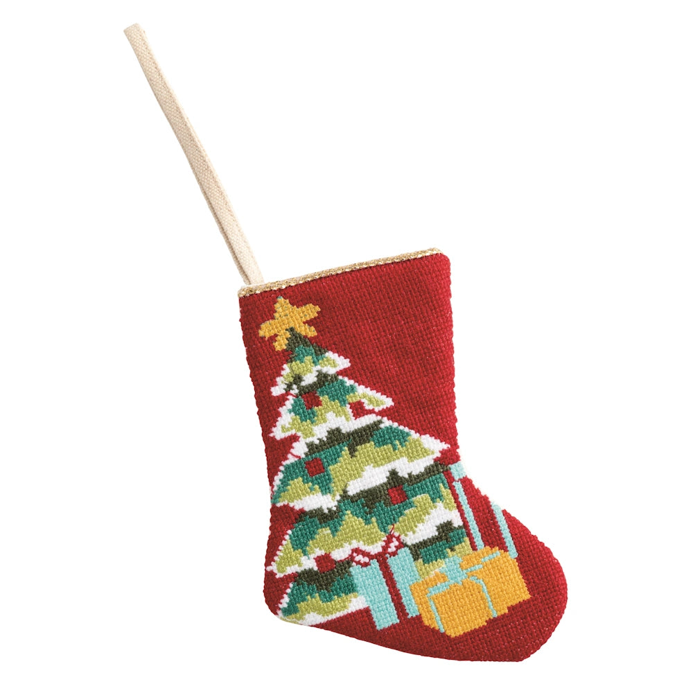 Christmas Mini Needlepoint Stockings — alternate view 5