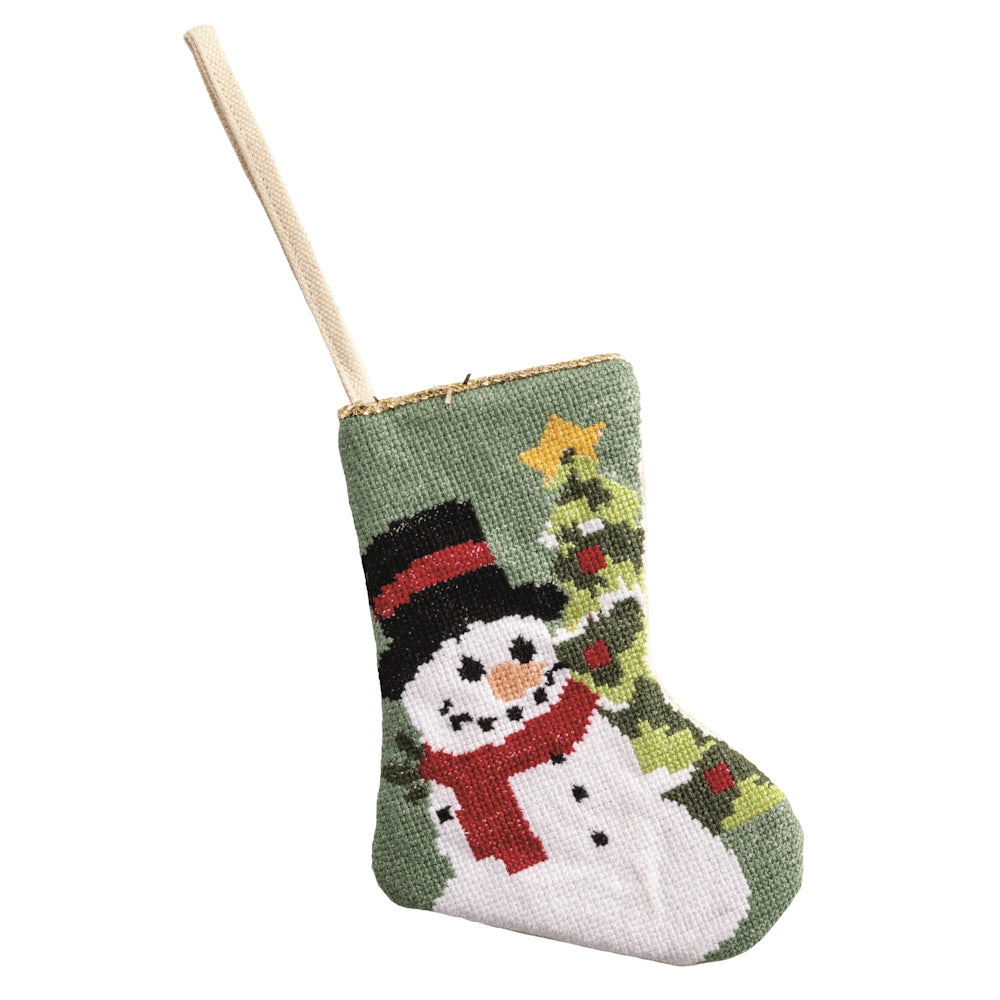 Christmas Mini Needlepoint Stockings — alternate view 2