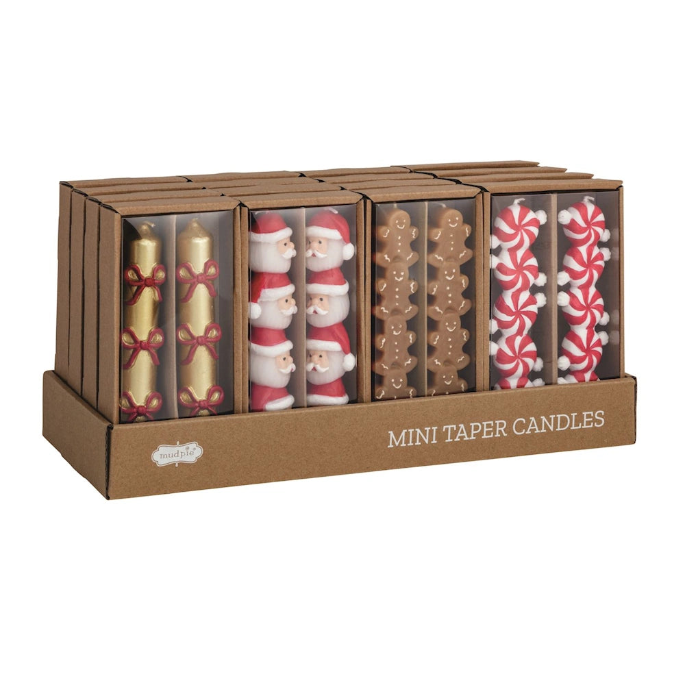 Christmas Mini Taper Candles — alternate view 2