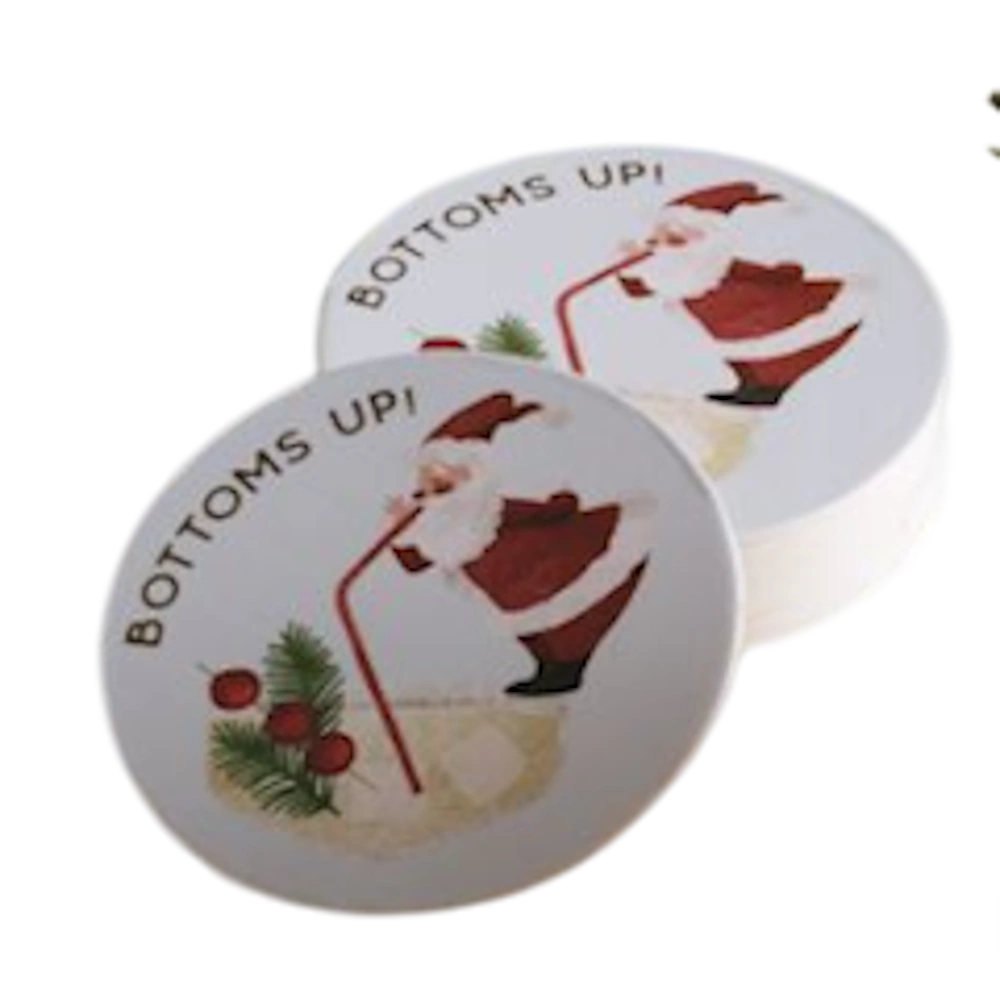Christmas Paper Coaster Set — alternate view 3