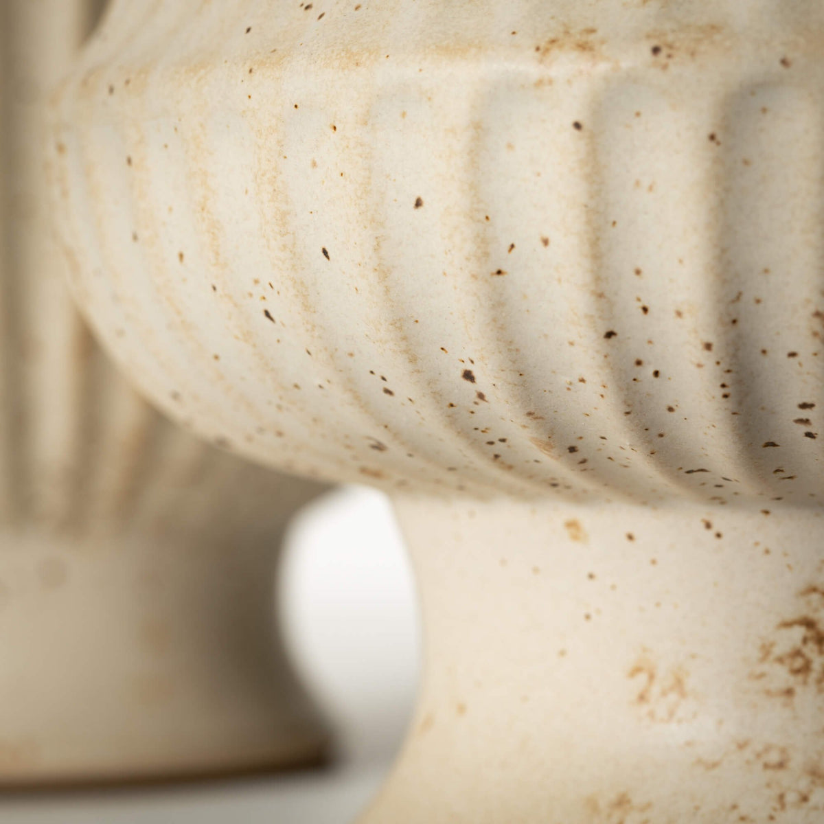 Wide French Ceramic Urn- Small — alternate view 2