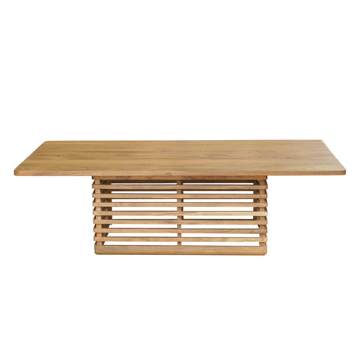 Modern Weaved Coffee Table — alternate view 2