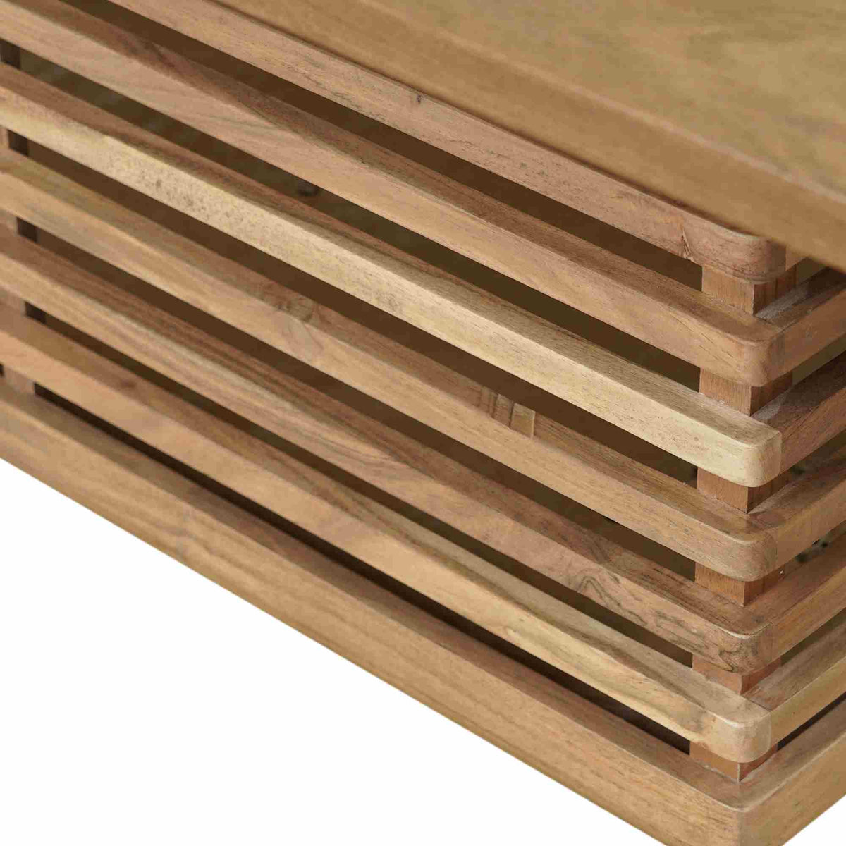 Modern Weaved Coffee Table — alternate view 4
