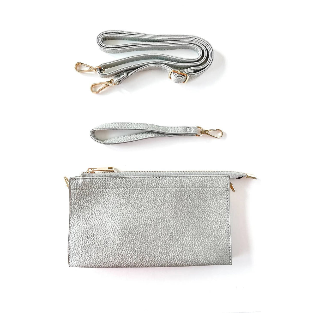 Abby 3-in-1 Handbag - Light Gray — alternate view 2