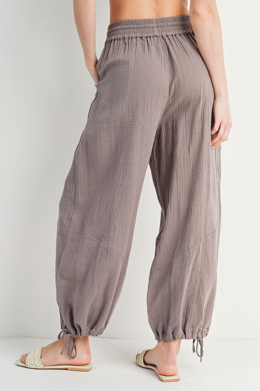 Jogger Harem Drawstring Pants — alternate view 4