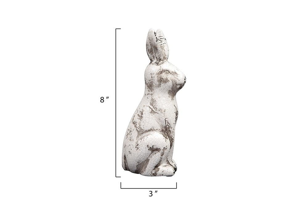 Distressed Ceramic Rabbit — alternate view 4