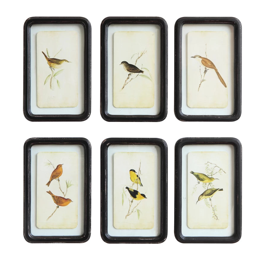 Distressed Wood Framed Wall Decor, 6 Styles — alternate view 2