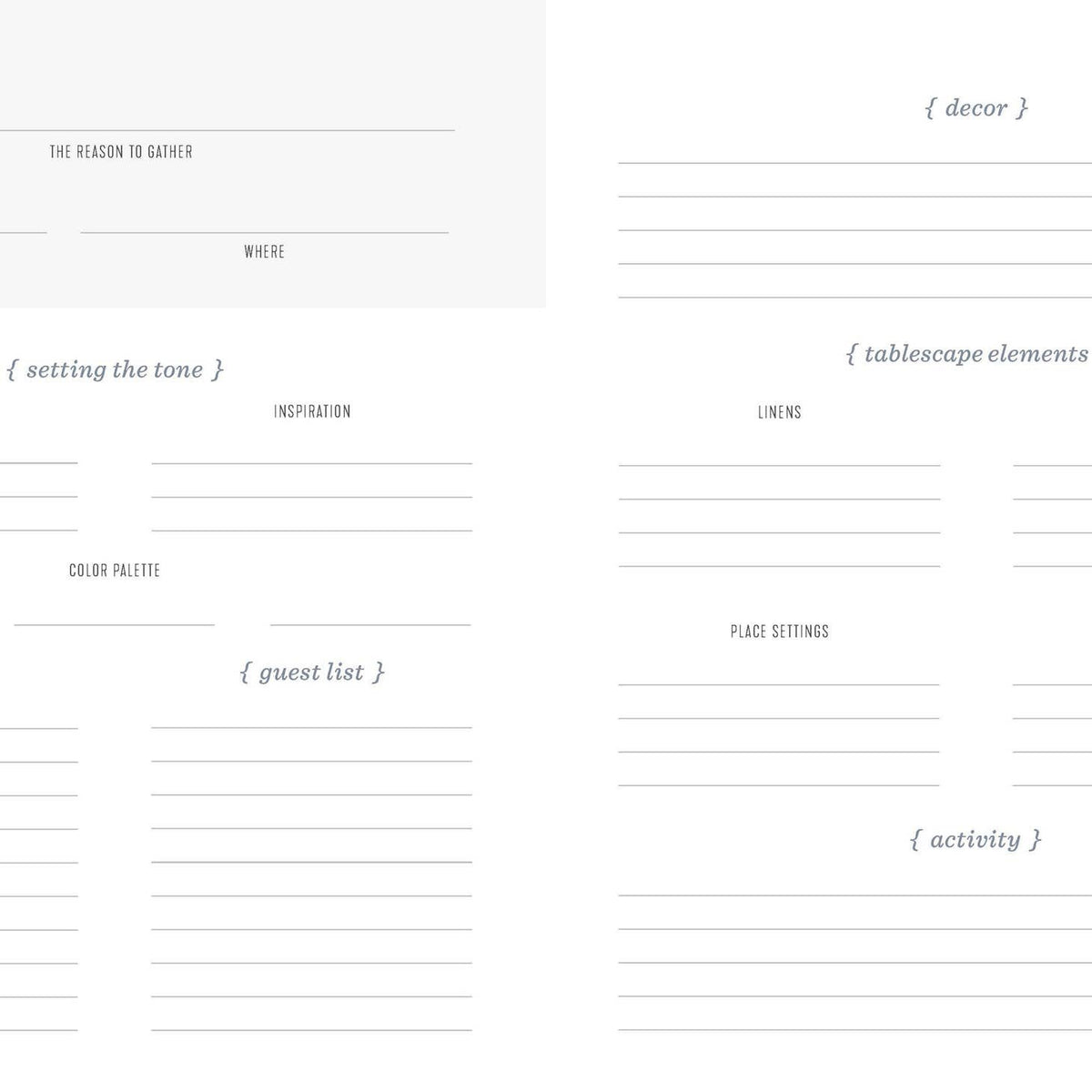 The Gift of Gathering Planner, Planner - Home — alternate view 2