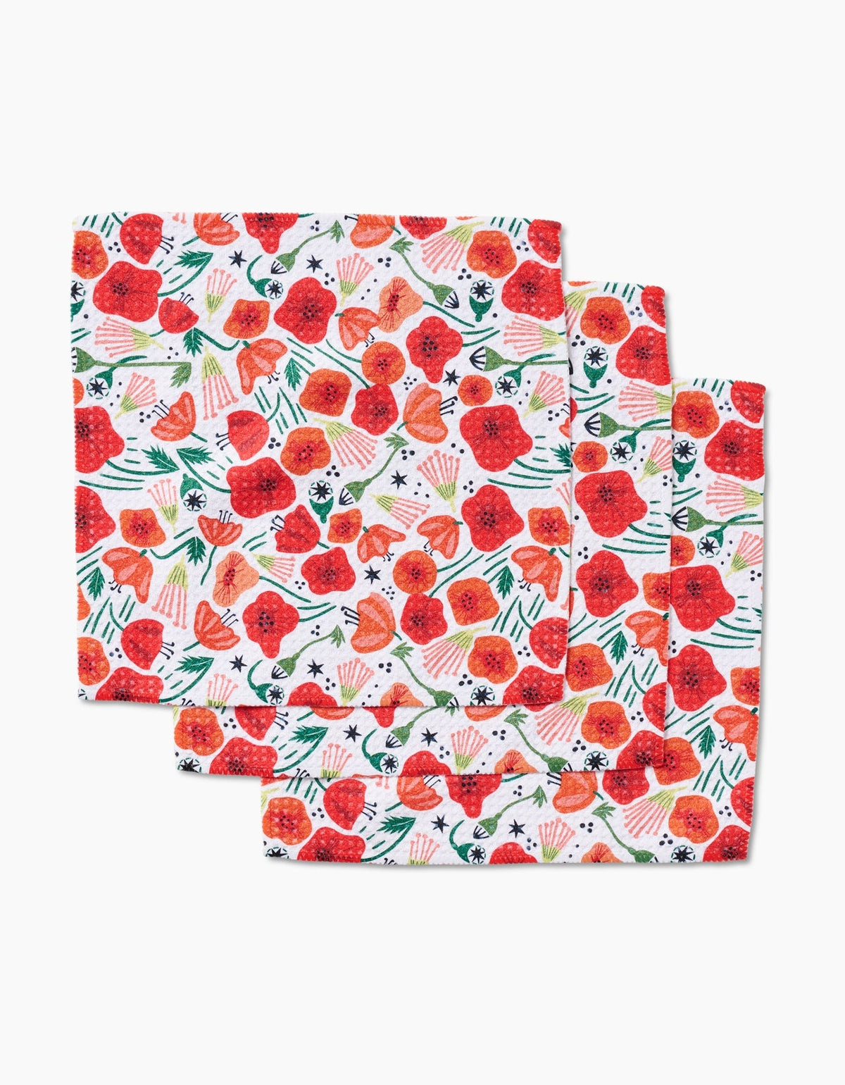 Poppy Power Dishcloth Set — alternate view 3