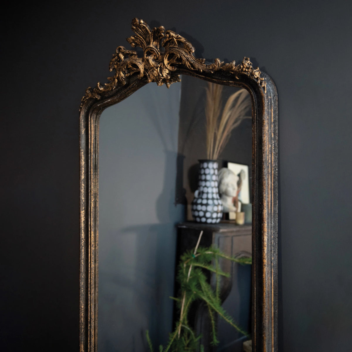 Distressed Framed Wall Mirror — alternate view 3