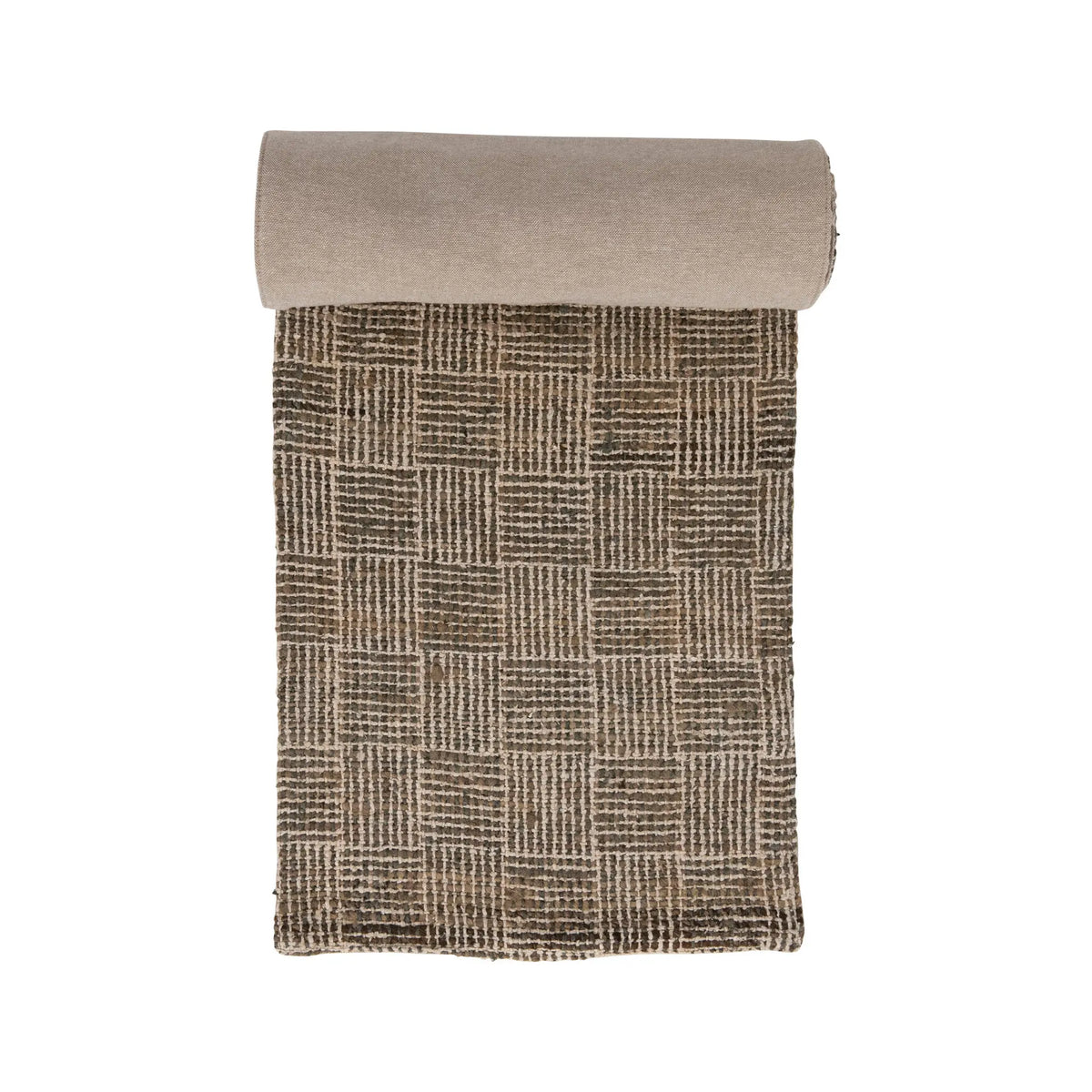 Woven Cotton Blend Table Runner — alternate view 2