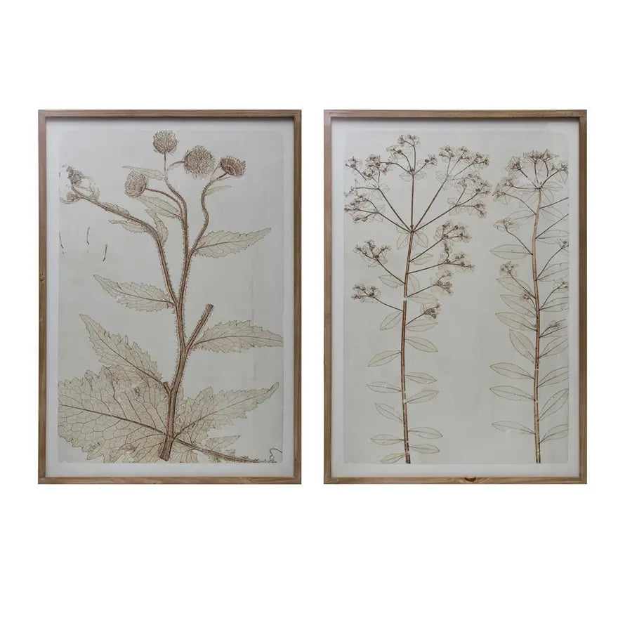 Wood Framed Glass Wall Décor — alternate view 6