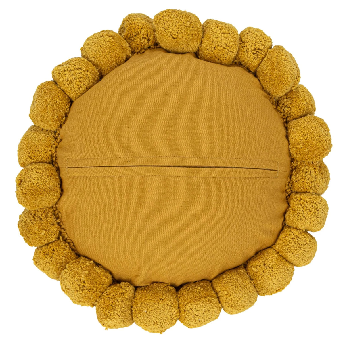 Round Cotton Tufted Sun Shaped Pillow — alternate view 2