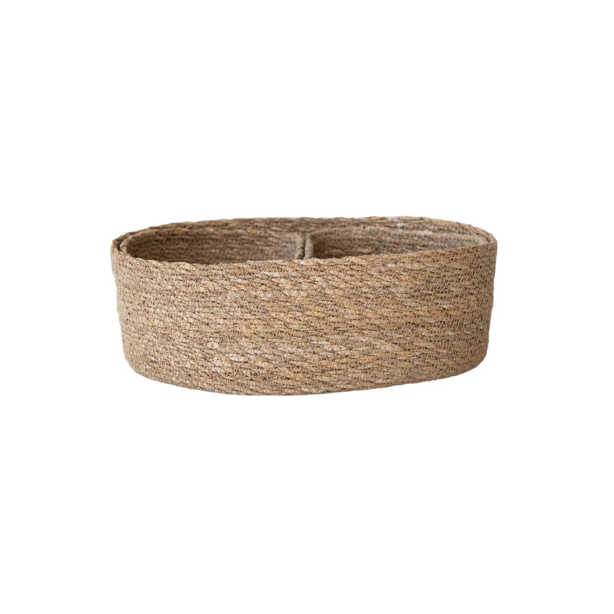 Hand-Woven Seagrass Nesting Baskets, Set of 3 — alternate view 2