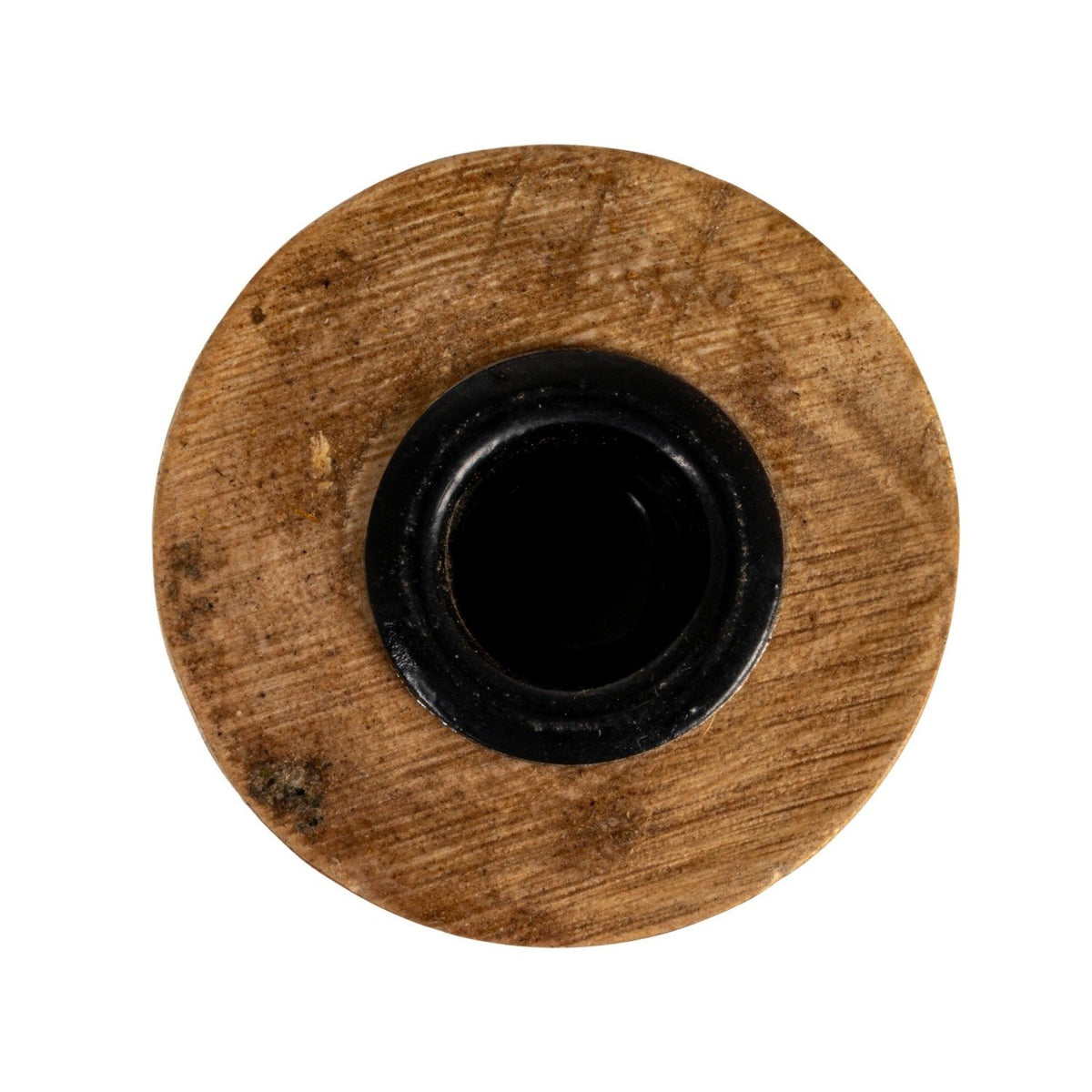 Hand-Carved Mango Wood Taper Holder — alternate view 3