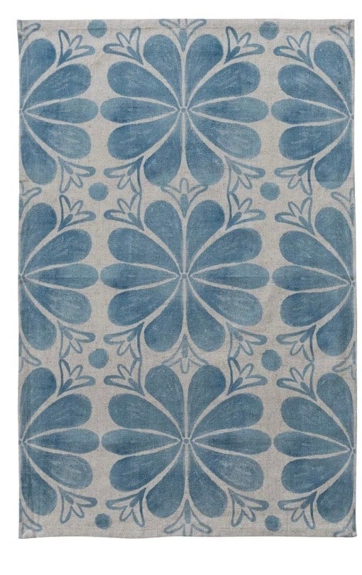 Cotton Linen Printed Tea Towel — alternate view 4