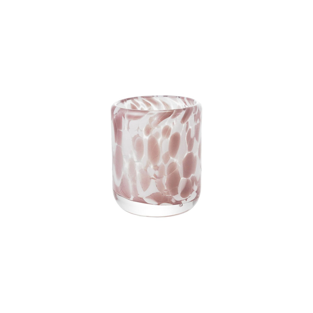 Hand-Blown Confetti Shot Glass-Lavender — alternate view 2