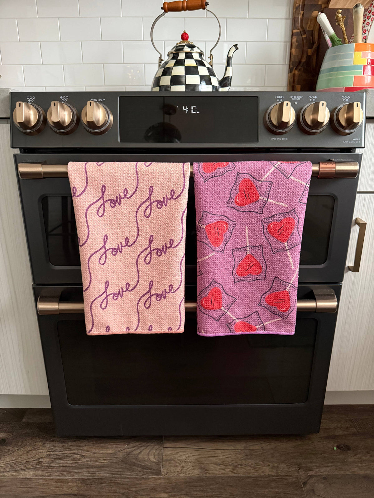Love Lines: Double-Sided Hand Towel — alternate view 3