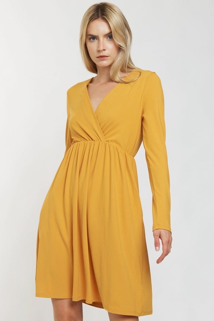 Dry Brushed Long Sleeve Dress — alternate view 2