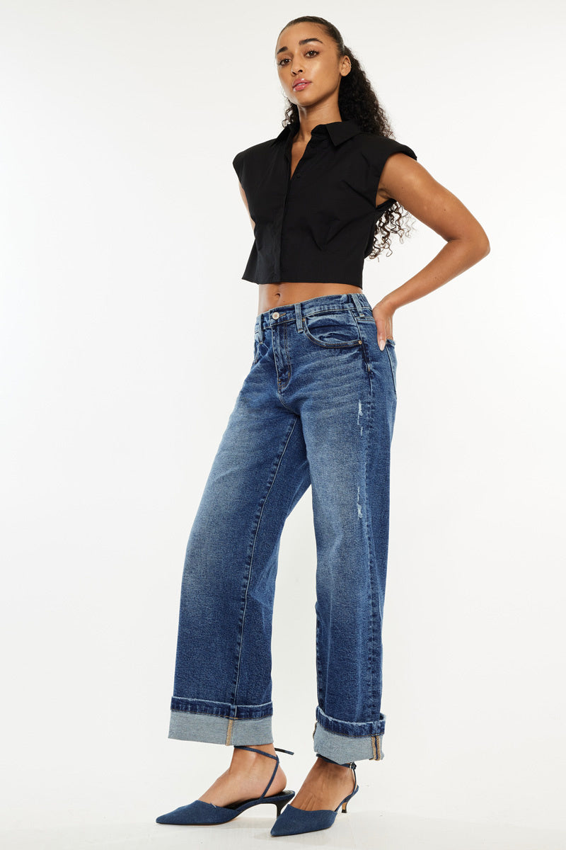 Sally High Rise Wide Leg Jeans — alternate view 3