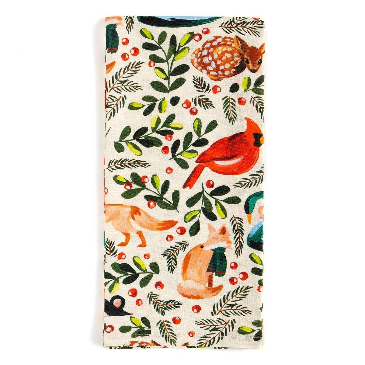 Woodland Animals Kitchen Towel — alternate view 2