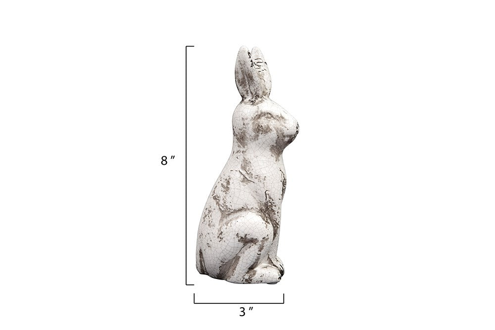 Distressed Ceramic Rabbit — alternate view 3