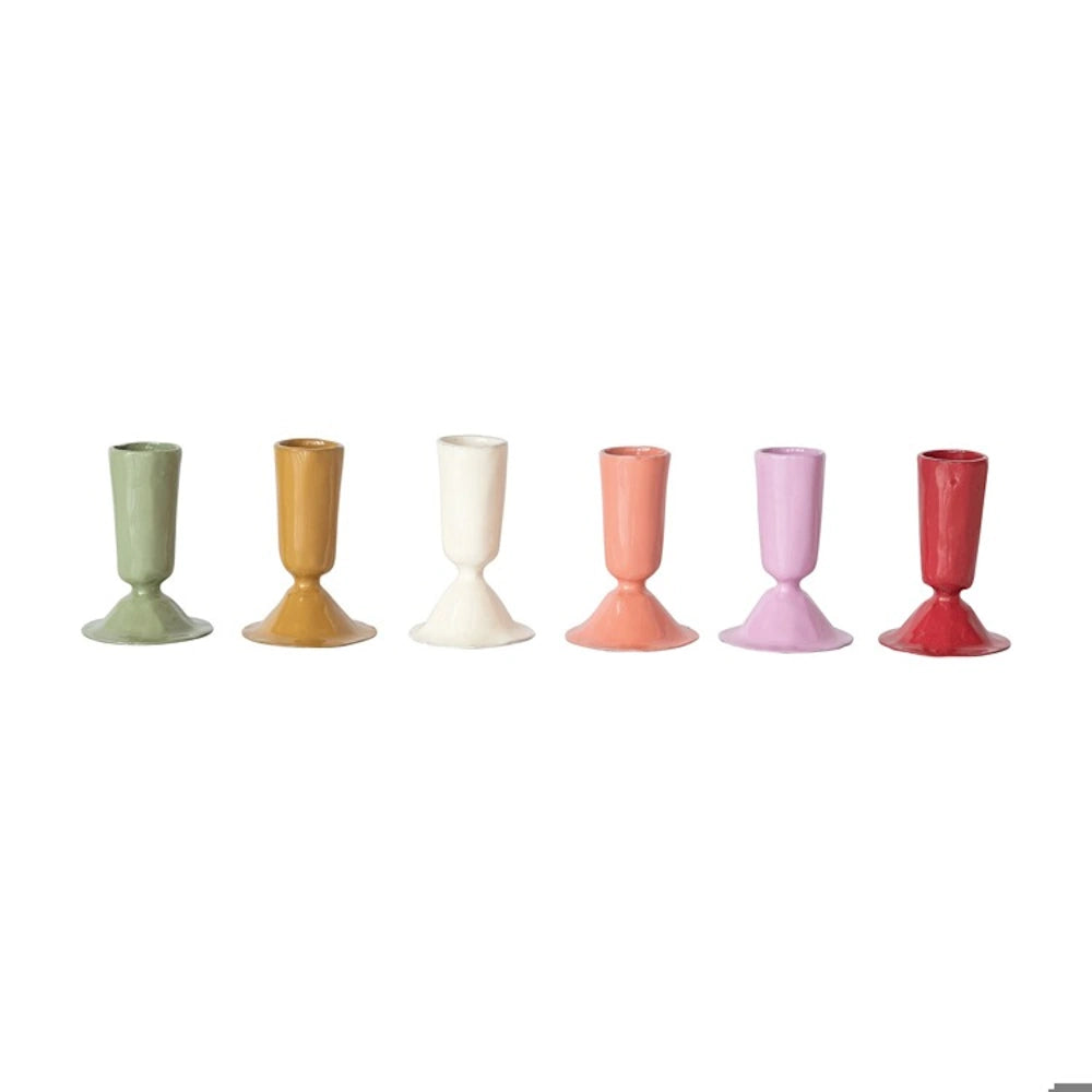 Enameled Metal Taper Holder