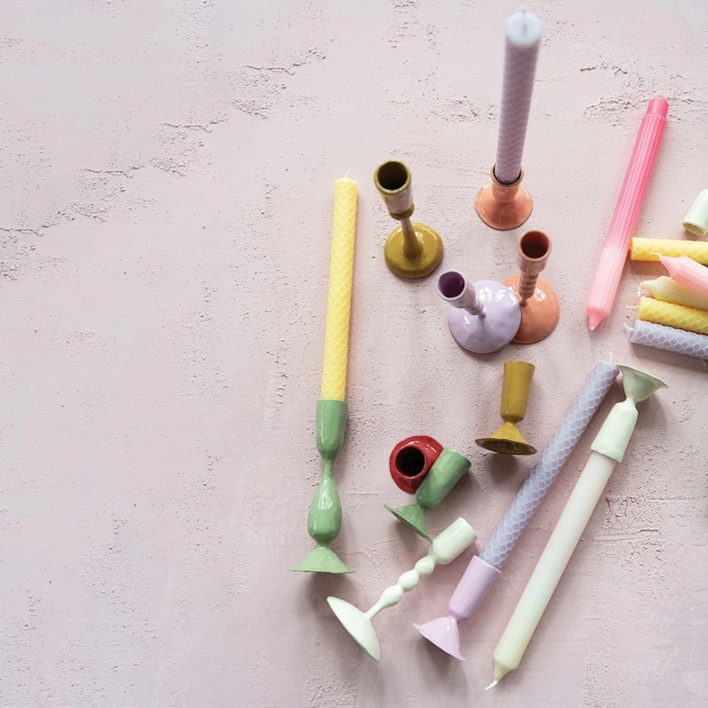 Enameled Metal Taper Holder — alternate view 2