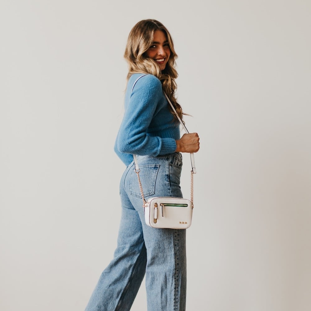 Clarity Crossbody Bag - White — alternate view 2