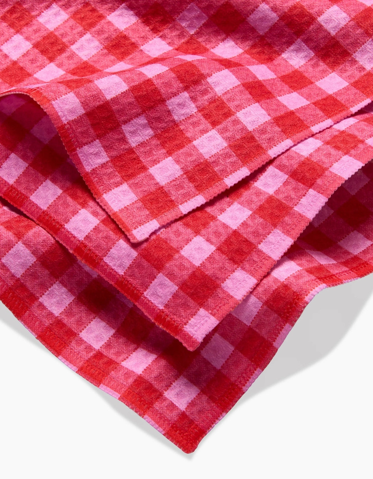Cherry Gingham Luxe Washcloth Set — alternate view 2