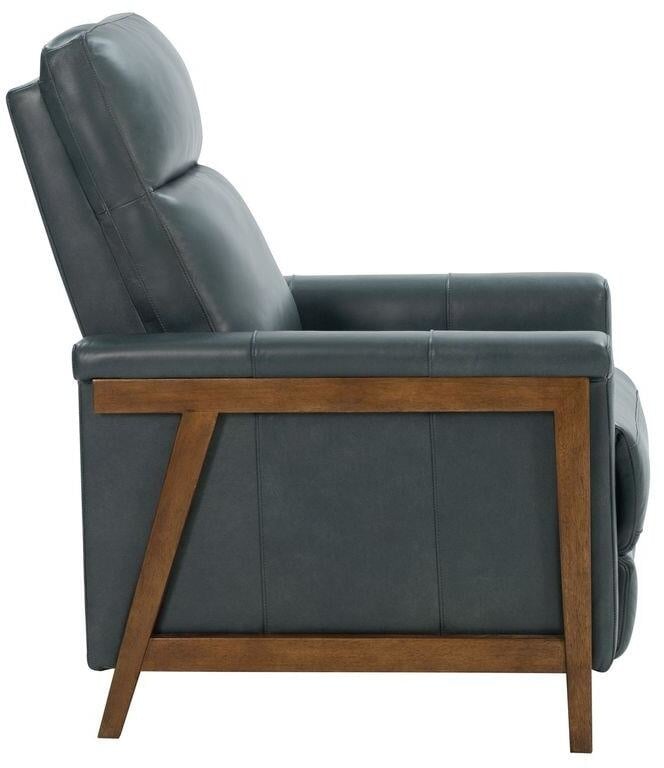 Lewiston Push Thru The Arms Recliner - Roma Bluegray — alternate view 5