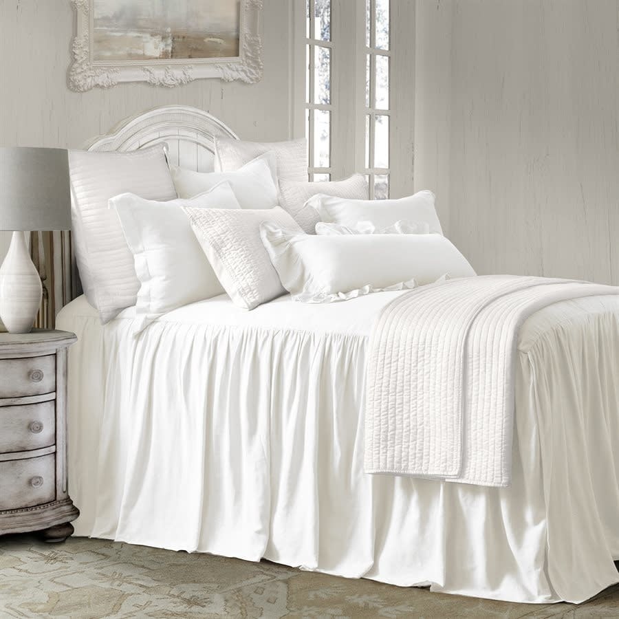 Luna Bedspread Set White - Super Queen — alternate view 3