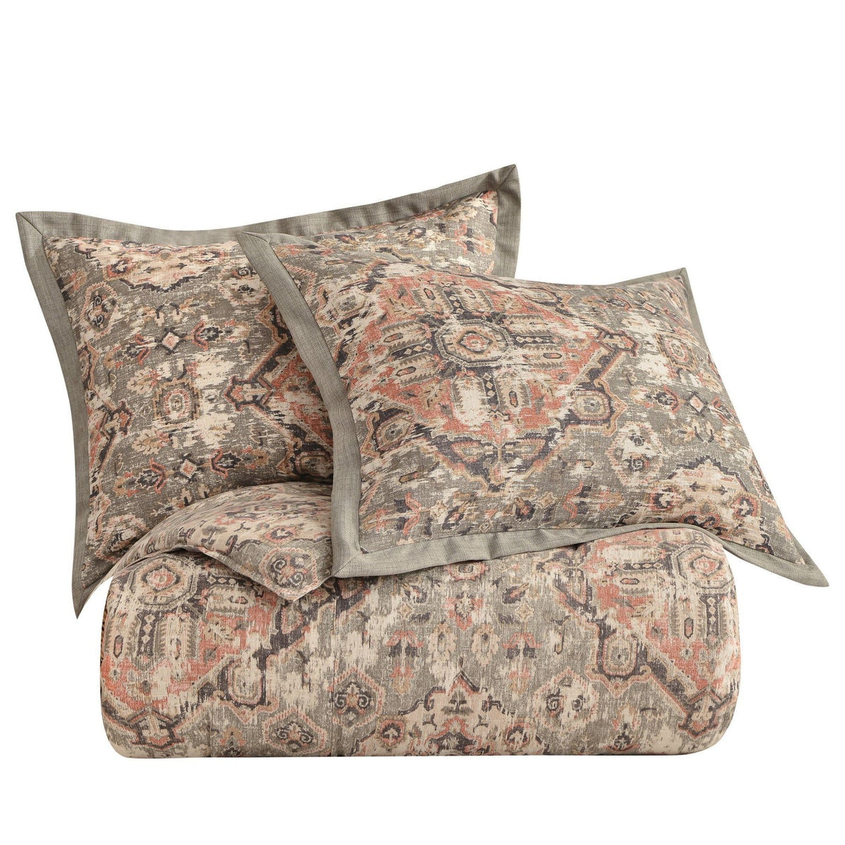 3 Piece Carmen Comforter Set, Super Queen — alternate view 5