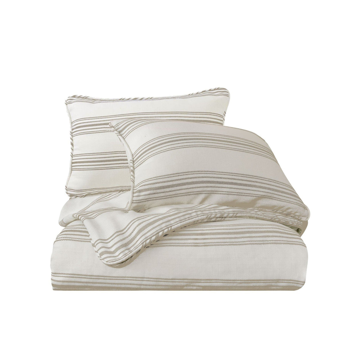 Prescott Duvet Set Taupe- Superking — alternate view 3