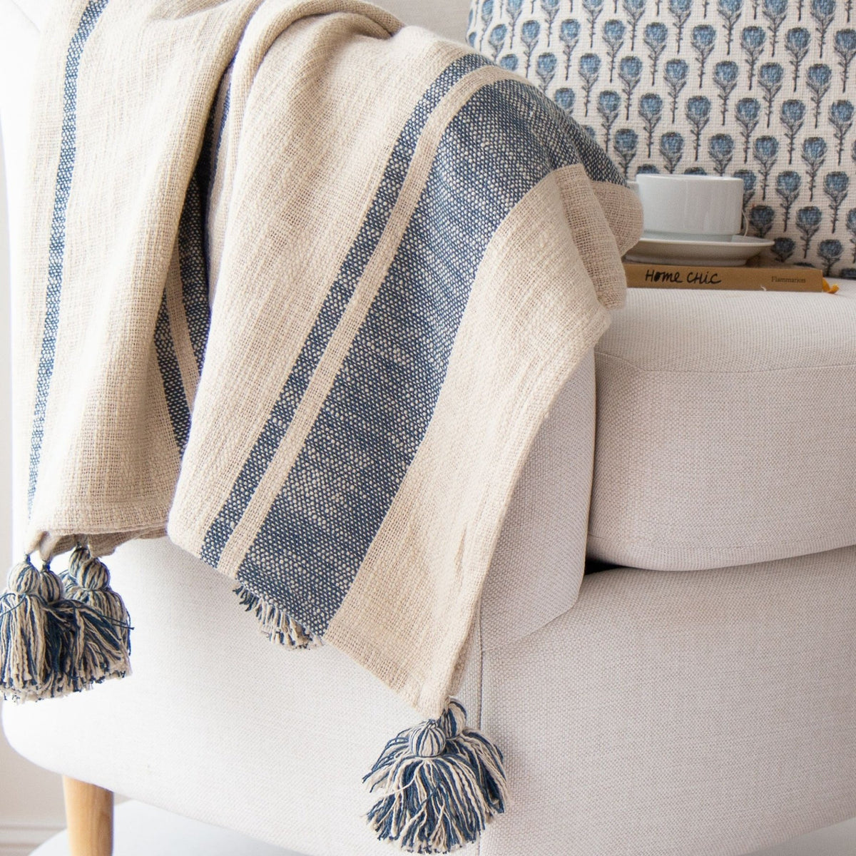 Rebecca's Grainsack Throw- Oatmeal — alternate view 3