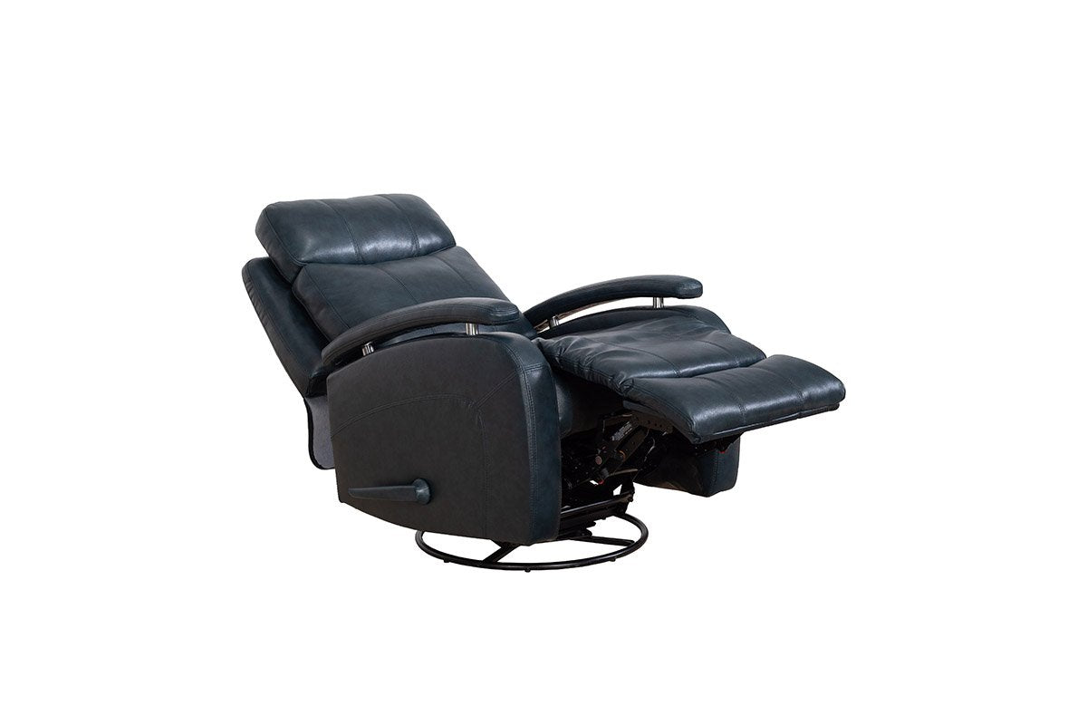 Duffy Swivel Glider Recliner: Ryegate Sapphire Blue — alternate view 2