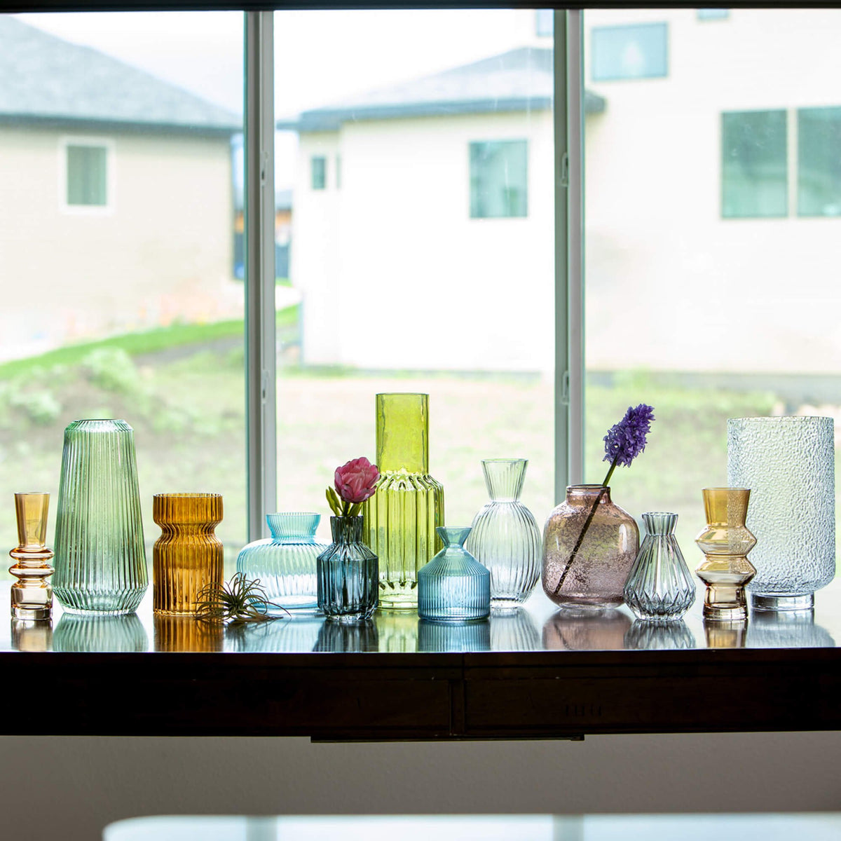 Amber Glass Vase — alternate view 3
