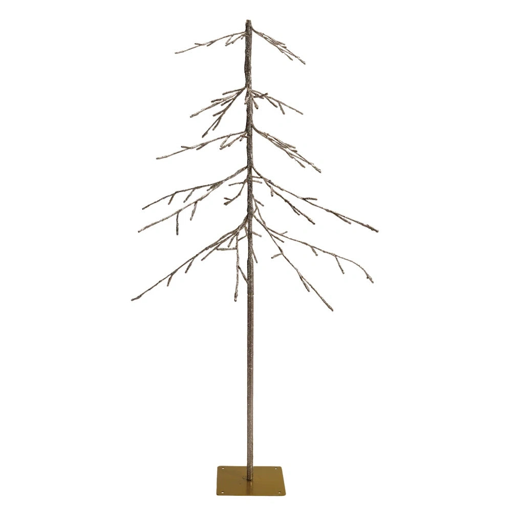 Glitter Plastic Tree with LED Lights — alternate view 3