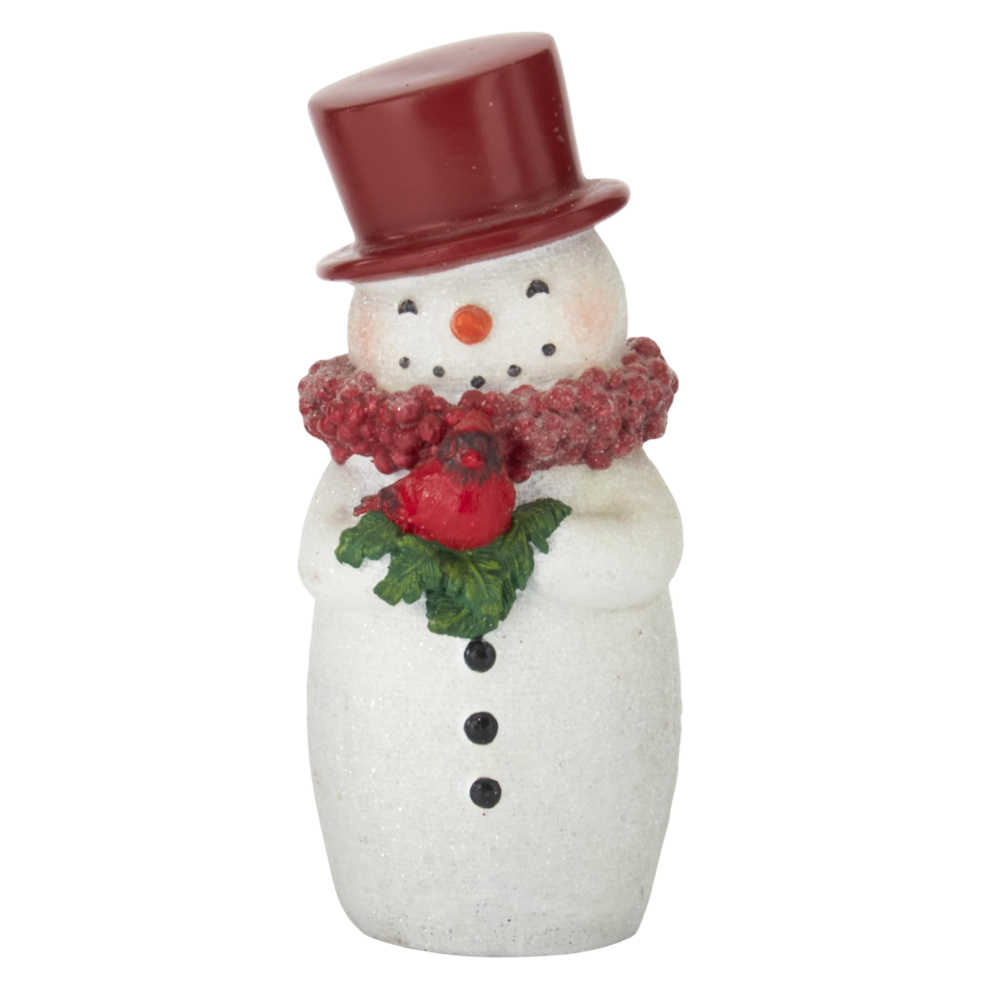 Glittered Snowmen with Red Top Hats — alternate view 3